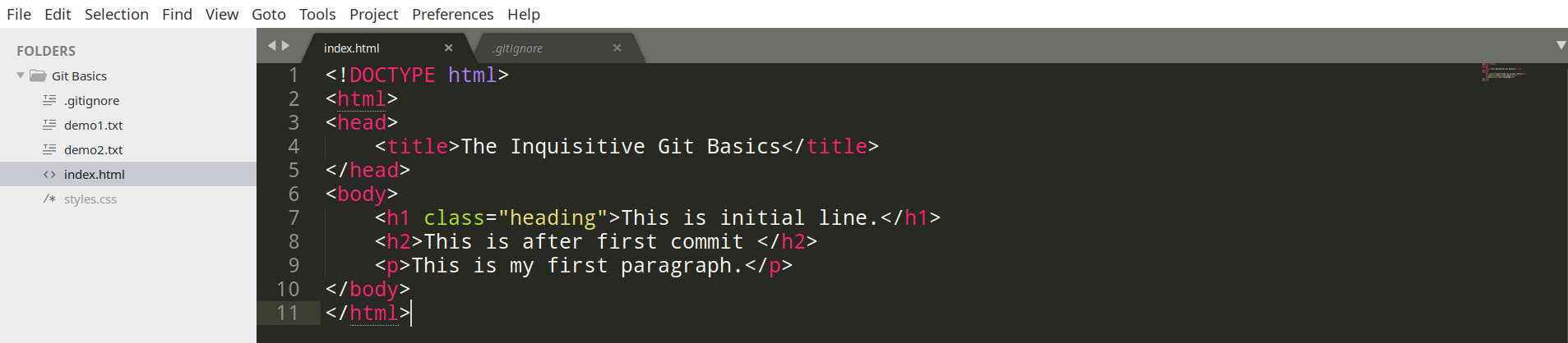 GIT BEFORE RESET HARD