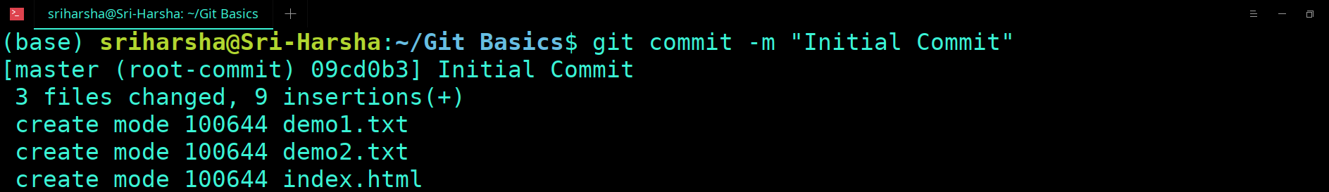 GIT COMMIT