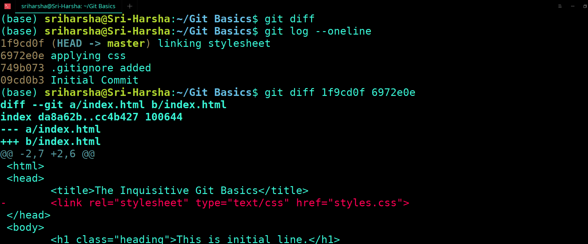 GIT DIFF