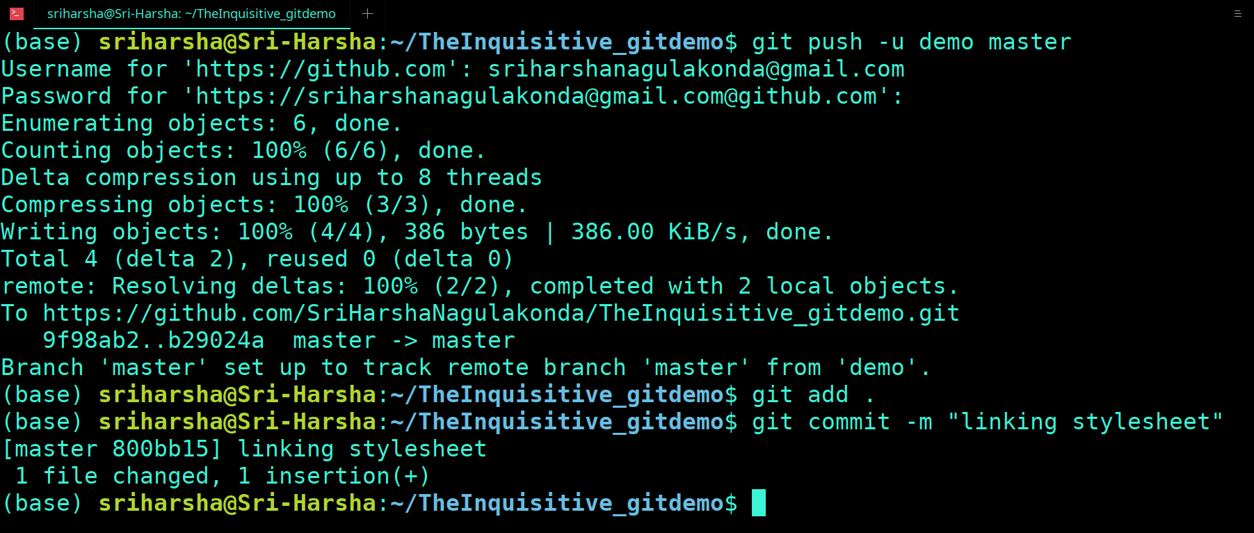 GIT COMMIT NEED TO ADD TO  COLLOBORATOR 1
