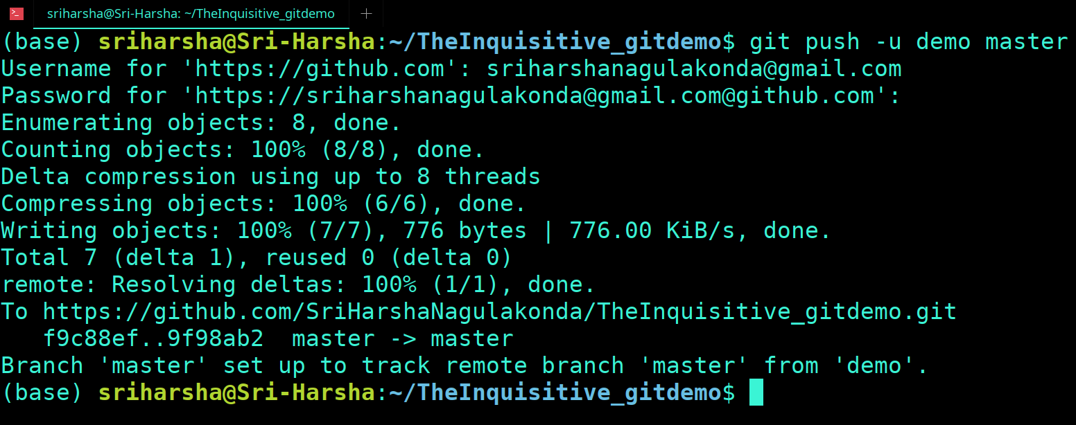 GIT PUSH BY COLLOBORATOR 1